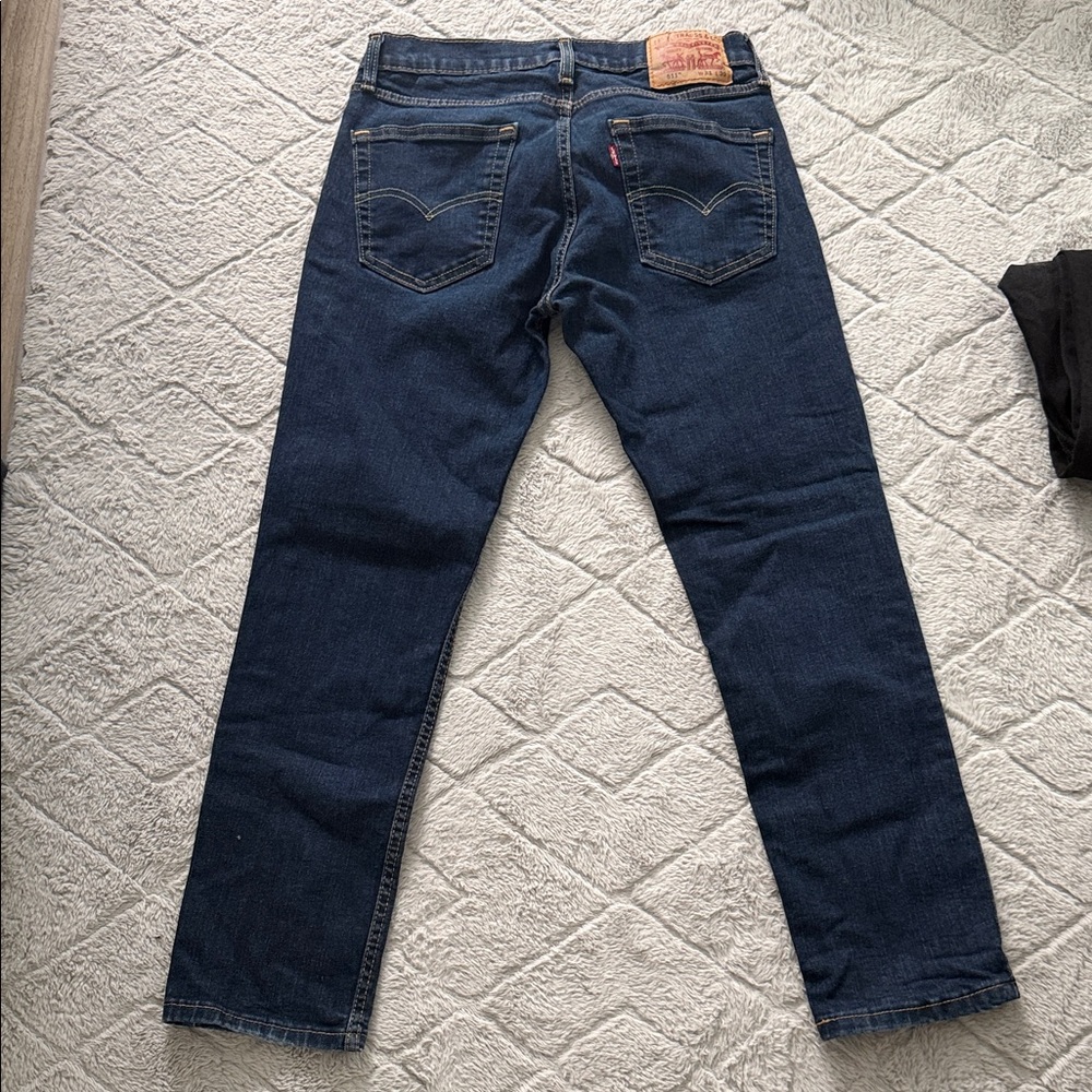 Levi's Men's Dark Indigo Straight Jeans